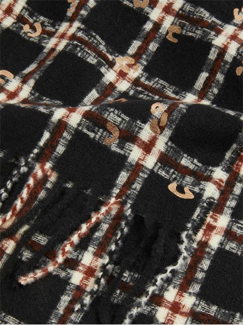 Sciarpa a quadri con frange 5CHIC MORGAN DE TOI | 5CHICNOIR-IVOIRE