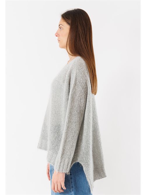Maglia over 3M0224N KONTATTO | 3M0224NGRIGIO CHIARO