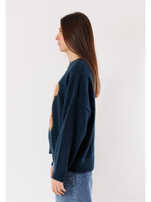 Crew-neck sweater 3M0410 KONTATTO | 3M0410BLU
