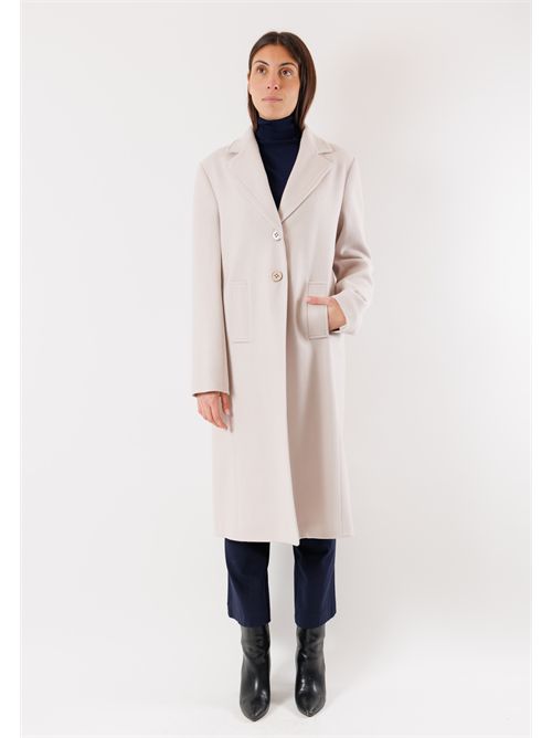 cappotto due bottoni AI24664 MESANGE | AI24664GESSO