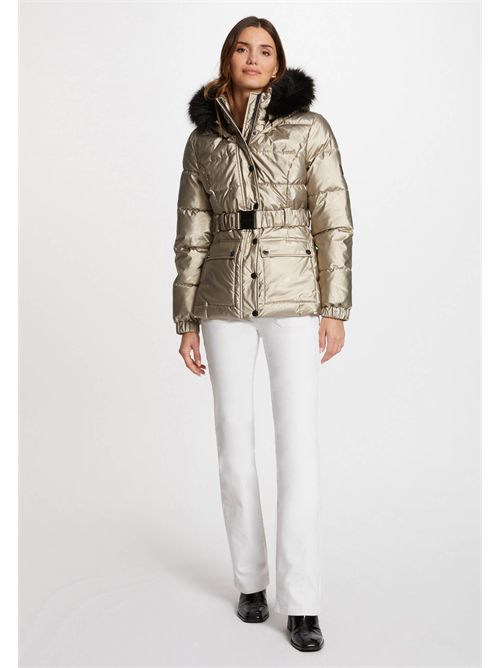 Puffer jacket with belt and hood GELIAM MORGAN DE TOI | GELIAMGOLD