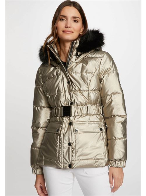 Puffer jacket with belt and hood GELIAM MORGAN DE TOI | GELIAMGOLD