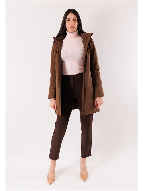 Technical coat with hood XD6751 HOX | XD6751QUARZO FUME