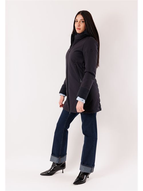 Technical coat with hood XD6751 HOX | XD6751ZAFFIRO