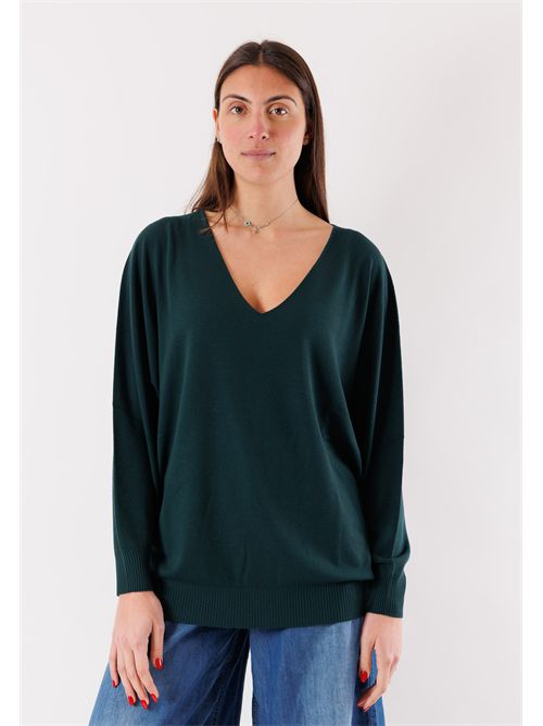 Maglia viscosa Scollo a V  linea morbida 3M0815C KONTATTO | 3M0815CBOSCO