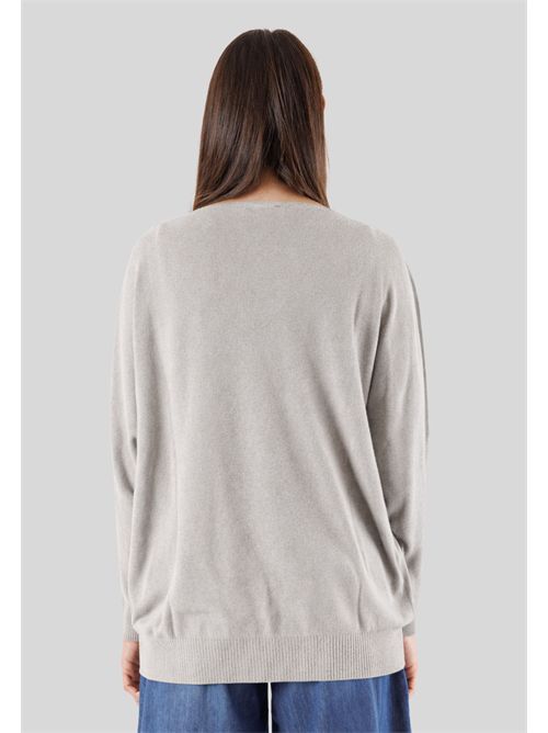 Maglia viscosa Scollo a V  linea morbida 3M0815C KONTATTO | 3M0815CGRIGIO