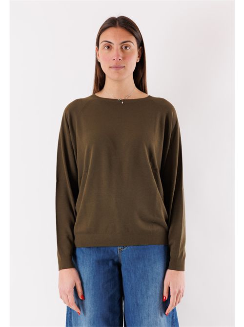 Maglia in filato leggero, taglio morbido 3M0820 KONTATTO | 3M0820CKAKI