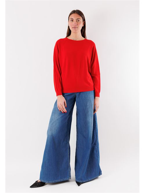 Maglia in filato leggero, taglio morbido 3M0820 KONTATTO | 3M0820CROSSO