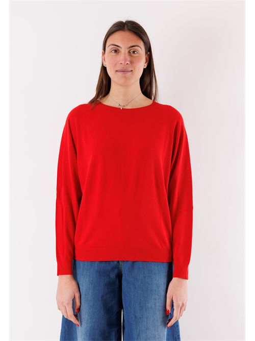 Maglia in filato leggero, taglio morbido 3M0820 KONTATTO | 3M0820CROSSO