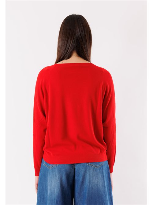 Maglia in filato leggero, taglio morbido 3M0820 KONTATTO | 3M0820CROSSO