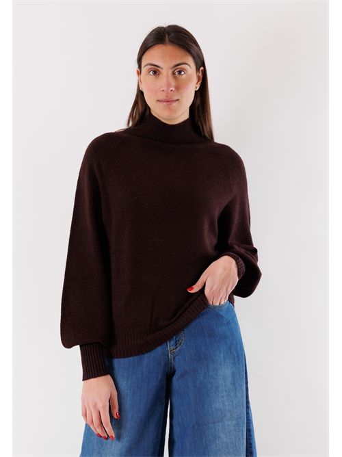 lupetto manica palloncino KONTATTO | 3M0837CMOGANO