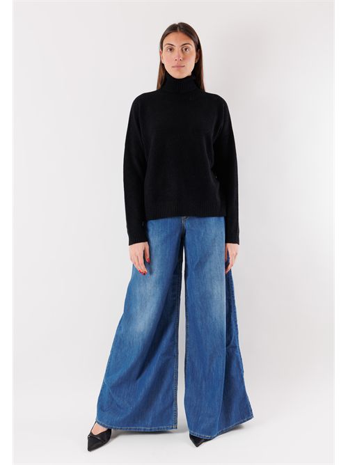 Dolcevita spacchi laterali 3M0845 KONTATTO | 3M0845CNNERO