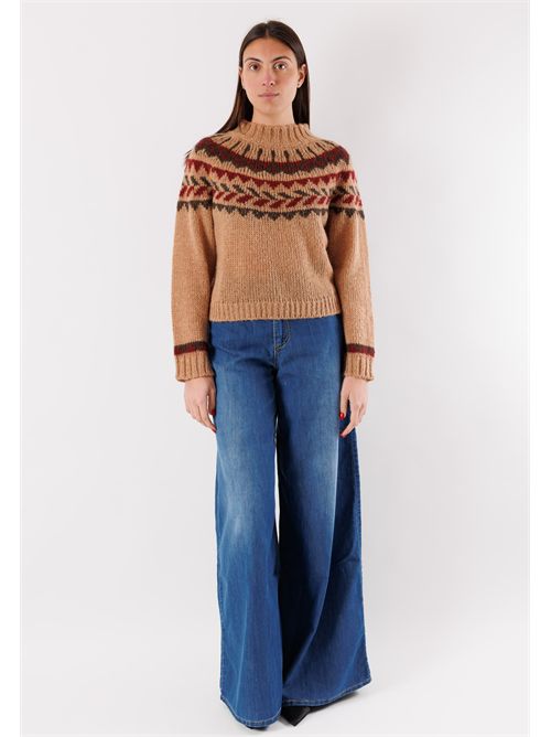 girocollo norvegese KONTATTO | 3M1094NIBISC-MOR-BORD