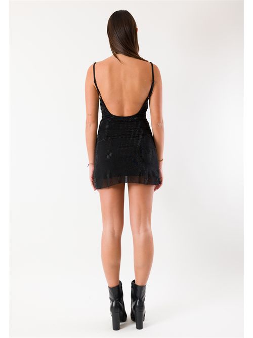 abitino corto con strass CHL103F KONTATTO | CHL103FNERO