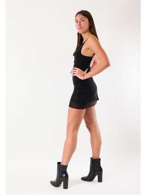 abitino corto con strass CHL103F KONTATTO | CHL103FNERO