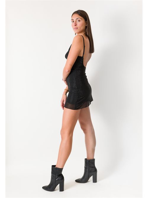 abitino corto con strass CHL103F KONTATTO | CHL103FNERO