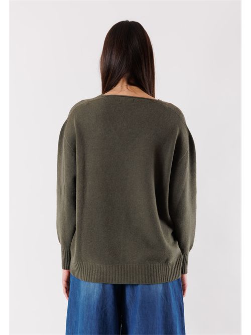 maglia fluida scollo v FA106N KONTATTO | FA106NKAKI