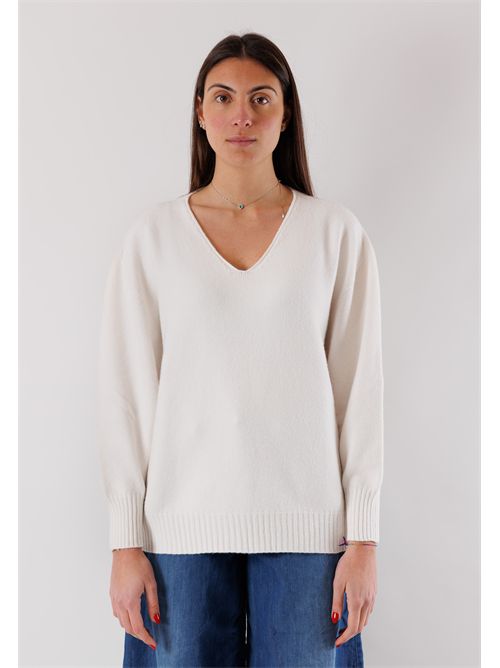 fluid V-neck top FA106N KONTATTO | FA106NPANNA