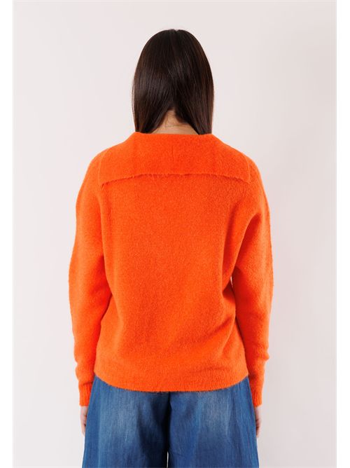 derby neckline sweater FA125N KONTATTO | FA125NARANCIO