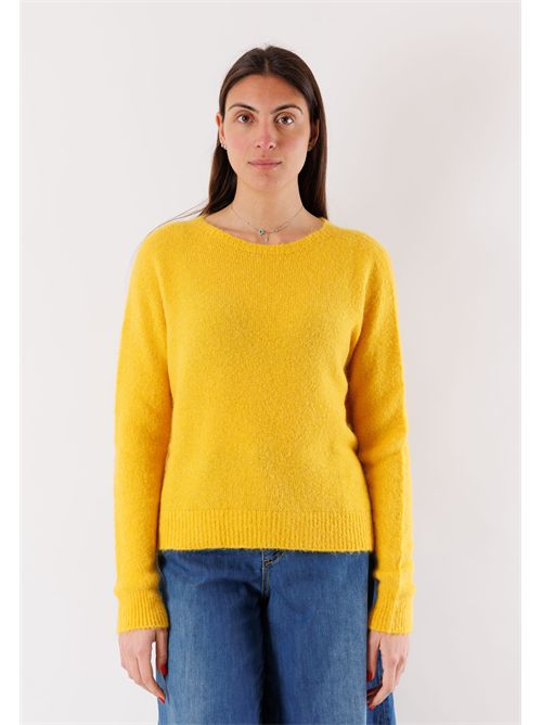 maglia girocollo KONTATTO | FA129NGIALLO