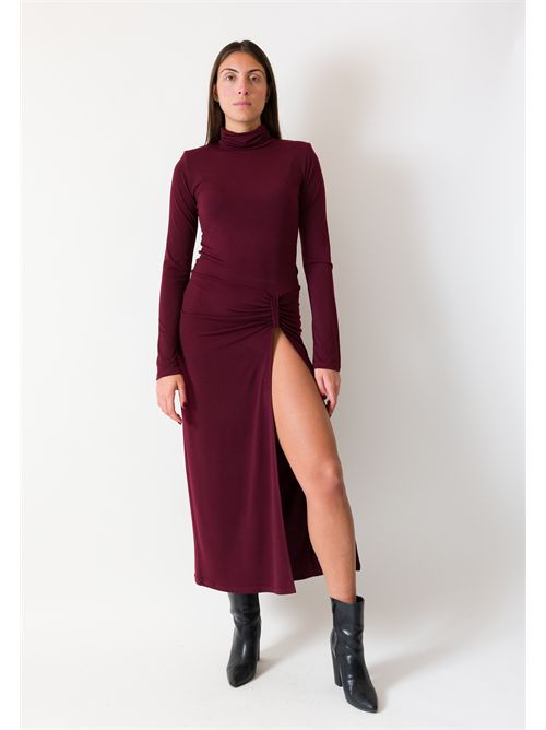 Abito lungo scintillante MR5040 KONTATTO | MR5040FBORDEAUX