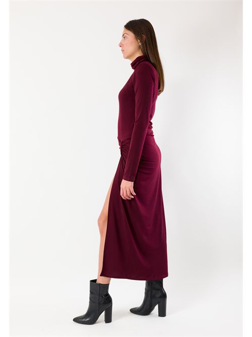 Abito lungo scintillante MR5040 KONTATTO | MR5040FBORDEAUX