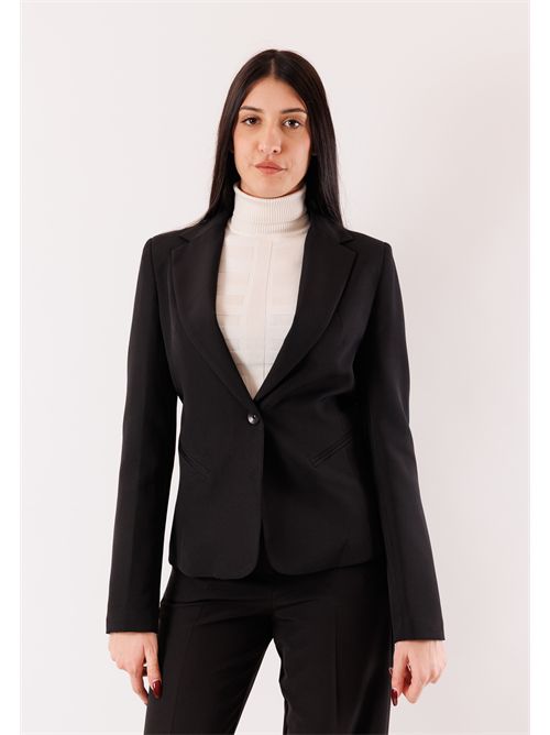 giacca monopetto con revers classico AI25601 MESANGE | AI25601NERO