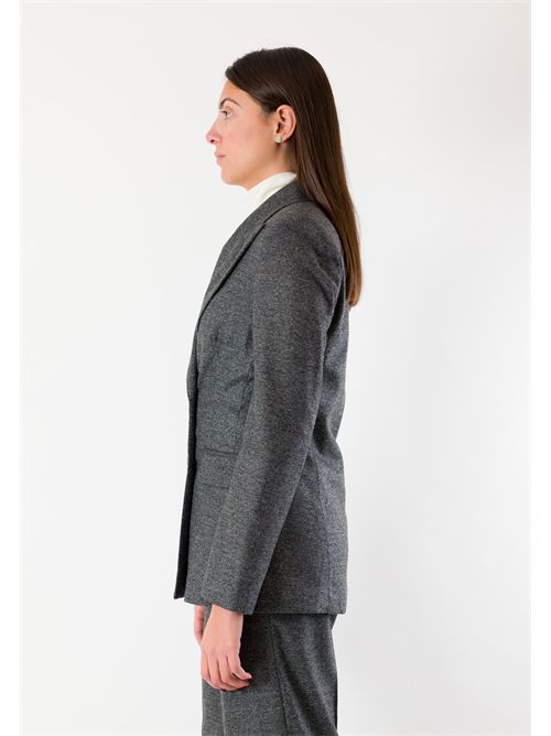 melange flannel jacket AI25643 MESANGE | AI25643BIANCO-NERO