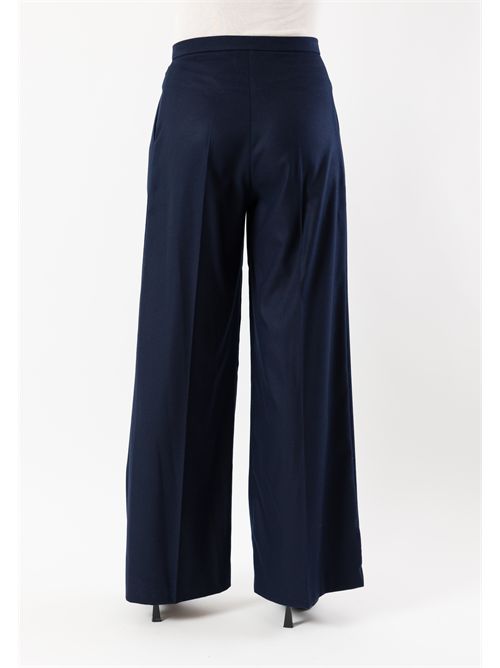 plain flannel trousers AI25646 MESANGE | AI25646BLU