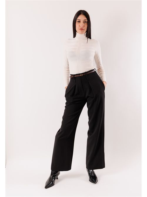 Pants with monoline belt AI25737 MESANGE | AI25737NERO