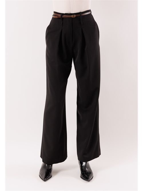 Pants with monoline belt AI25737 MESANGE | AI25737NERO
