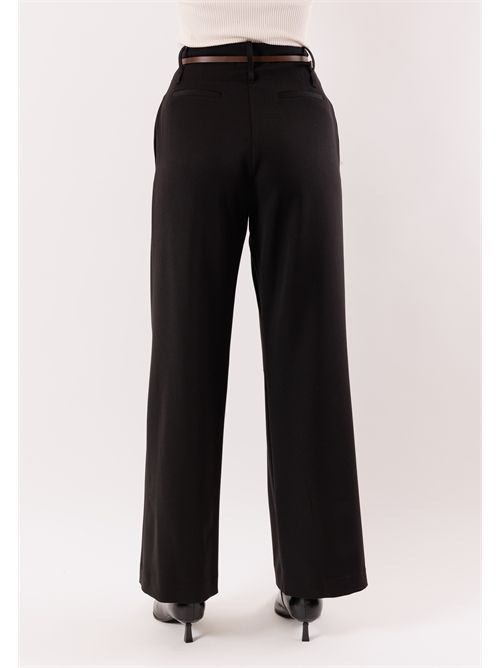 Pants with monoline belt AI25737 MESANGE | AI25737NERO
