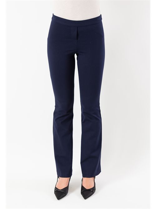flared pants Milano stitch AI25745 MESANGE | AI25745BLU