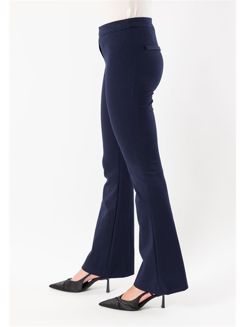 flared pants Milano stitch AI25745 MESANGE | AI25745BLU