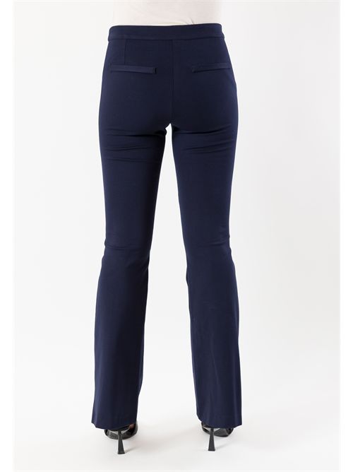flared pants Milano stitch AI25745 MESANGE | AI25745BLU
