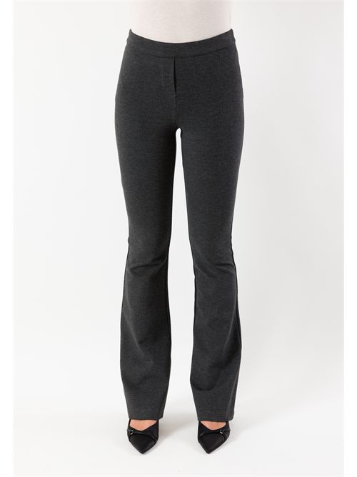 pantaloni a zampa punto milano AI25745 MESANGE | AI25745GRIGIO