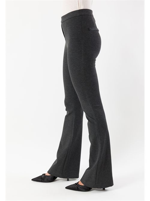 pantaloni a zampa punto milano AI25745 MESANGE | AI25745GRIGIO
