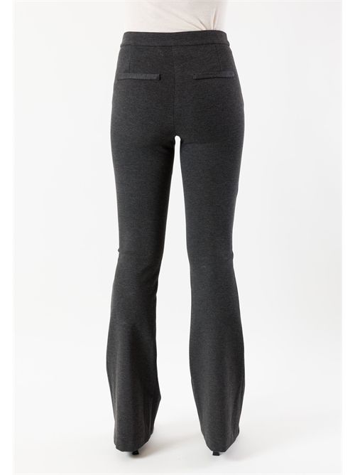 pantaloni a zampa punto milano AI25745 MESANGE | AI25745GRIGIO