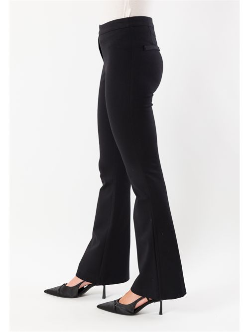 flared pants Milano stitch AI25745 MESANGE | AI25745NERO
