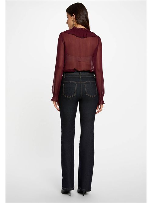 Camicia con ruches CATHY ( TAGLIE FRANCESI ) MORGAN DE TOI | CATHYPRUNE