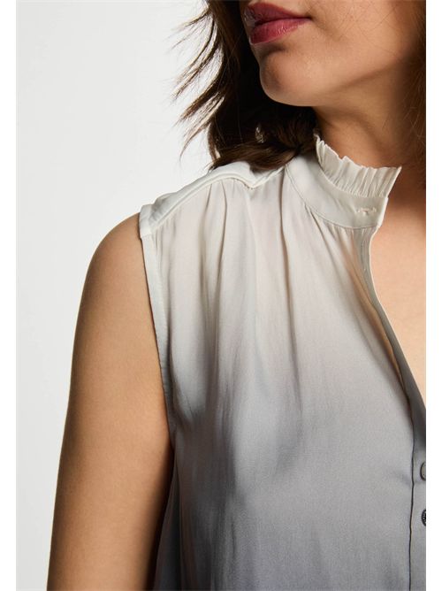 Camicia smanicata sfumata con zip frontale CDVALI - TAGLIE FRANCESI MORGAN DE TOI | CDIVALIMULTICOLORE