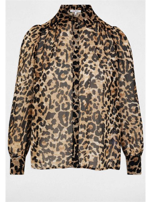 Camicia animalier leopardata in voile leggero CLION - TAGLIE FRANCESI MORGAN DE TOI | CLIONMULTICOLORE