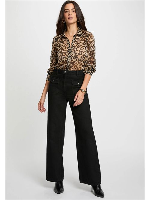 Camicia animalier leopardata in voile leggero CLION - TAGLIE FRANCESI MORGAN DE TOI | CLIONMULTICOLORE