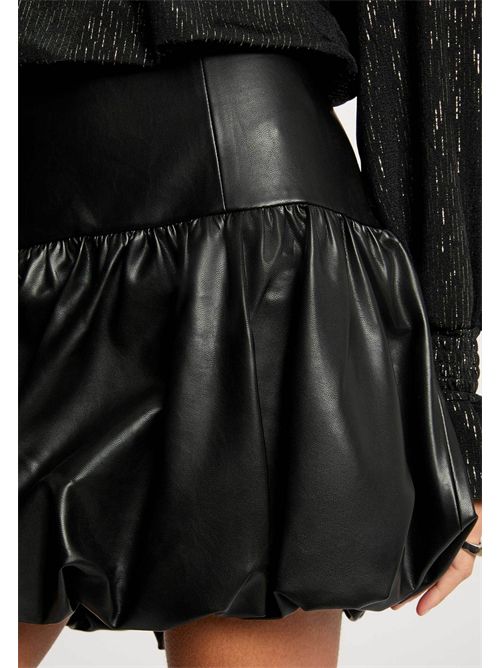 Gonna corta in ecopelle dal design moderno ( TAGLIE FRANCESI ) MORGAN DE TOI | JEDNOIR