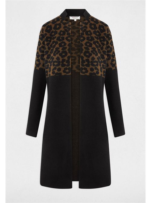 Long cardigan with animal print MBLEO MORGAN DE TOI | MBLEOMULTICOLORE
