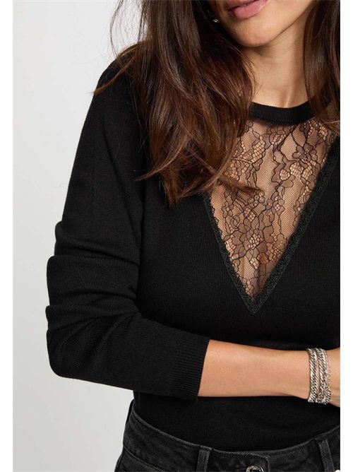 Sweater with lace insert MCHANTI MORGAN DE TOI | MCHANTINOIR