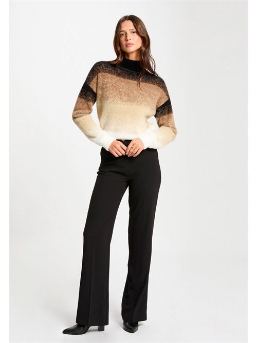 MDYE gradient striped sweater MORGAN DE TOI | MDYECAMEL