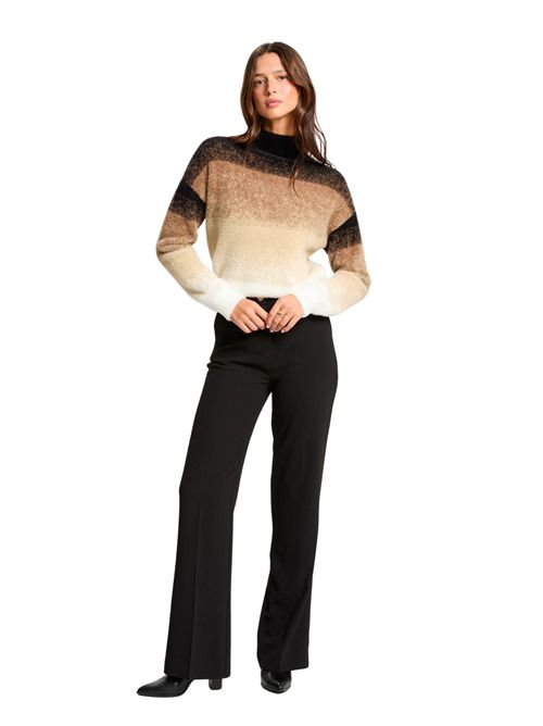 MDYE gradient striped sweater MORGAN DE TOI | MDYECAMEL