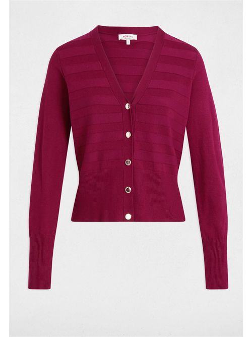 Cardigan with V-neck and MENTHI buttons MORGAN DE TOI | MENTHIPLUM