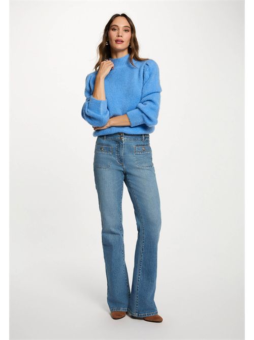 Maglia collo alto in misto lana MLEONA MORGAN DE TOI | MLEONARBLEU